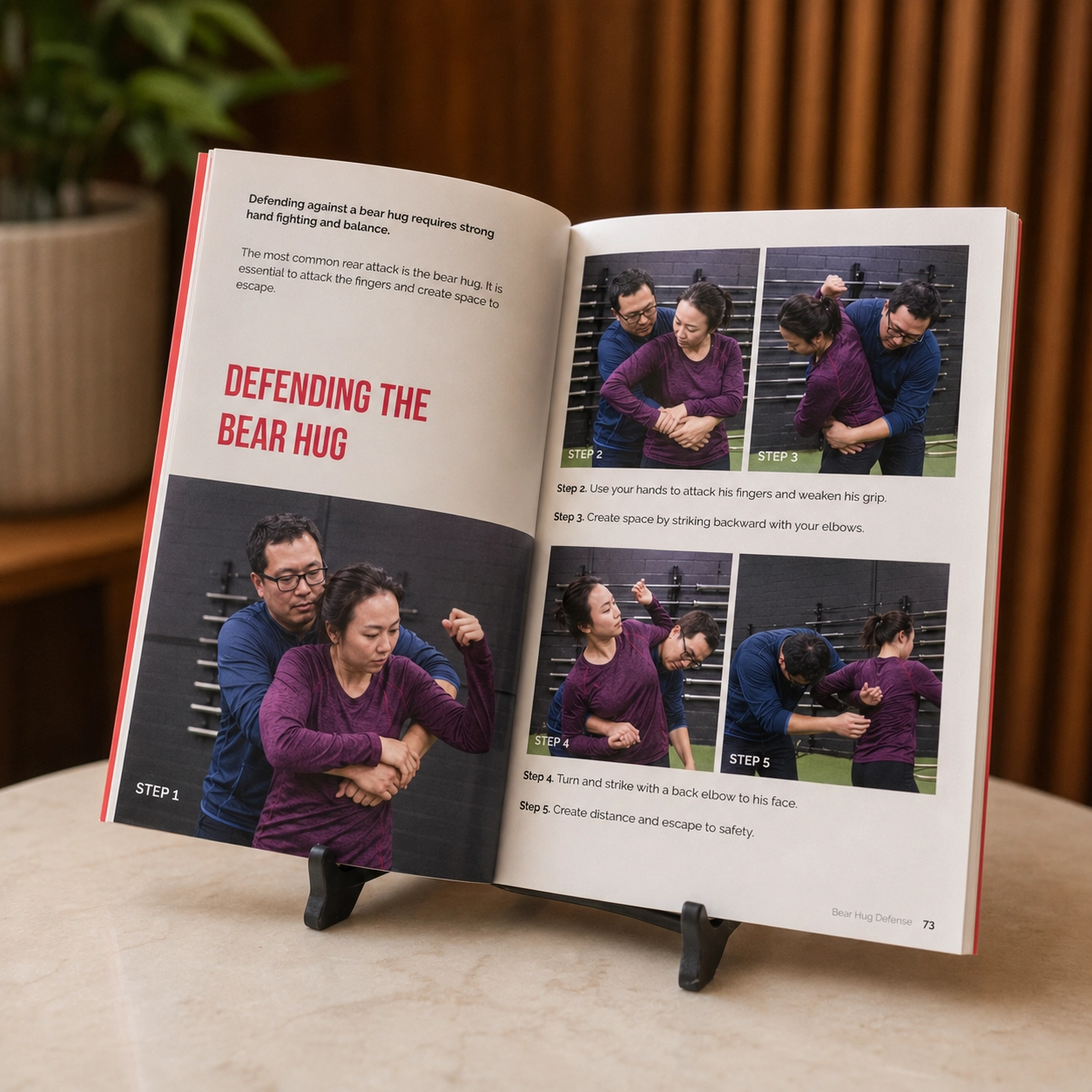 Illustrated self-defence techniques from the WSDP syllabus