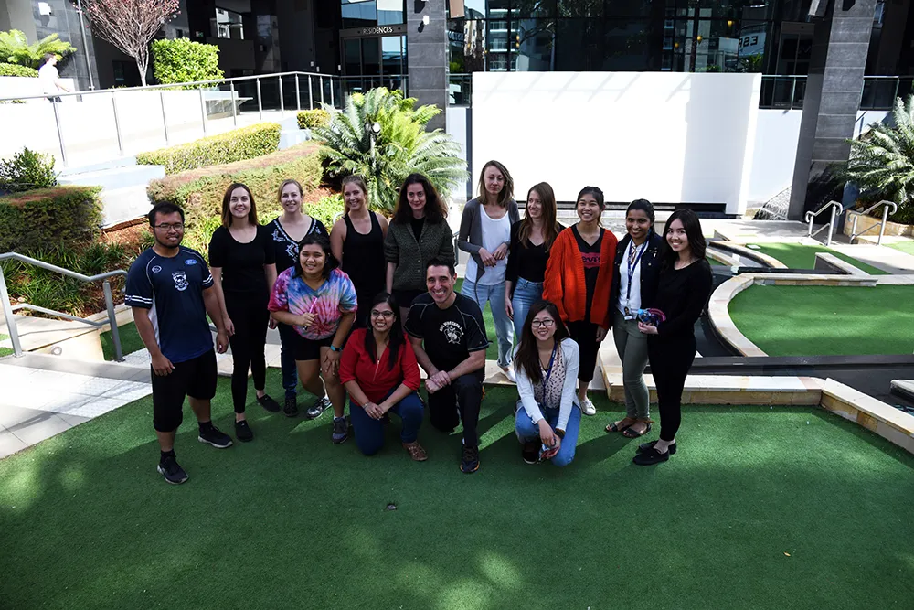 Women participating in a WSDP corporate self-defence workshop in Perth